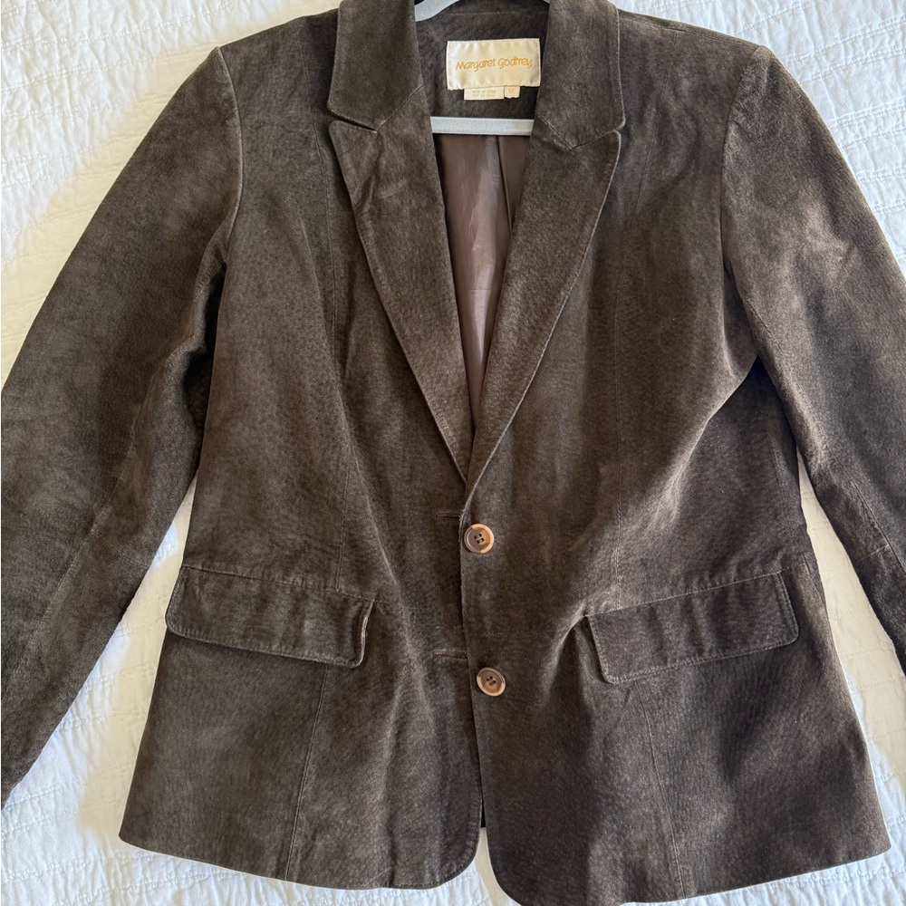 Brown Suede Blazer